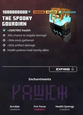 Minecraft Dungeons - The Spooky Guardian Build Modded (Cross-play) (6 Items)