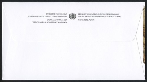 UNITED NATIONS - New York, 2017 UNESCO Along The Silk Road FDC (Scott 1169) 1 - 第 2/2 張圖片
