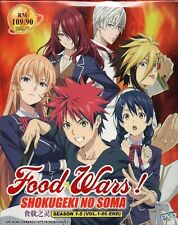 Food Wars Shokugeki No Soma Season 1-5 (DVD) for sale online