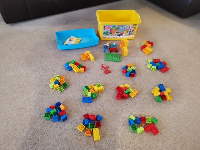Collection of Mega Bloks with Storage Box UK