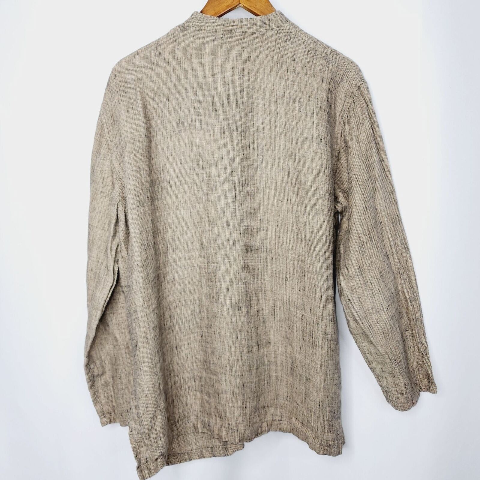 Chico's Design 100% Linen Button Up Long Sleeve S… - image 2