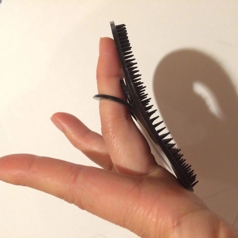 4 Pocket Hair Brush Men Beard Mustache Palm Travel Comb Styler Scalp Massager  - Image 3 of 3