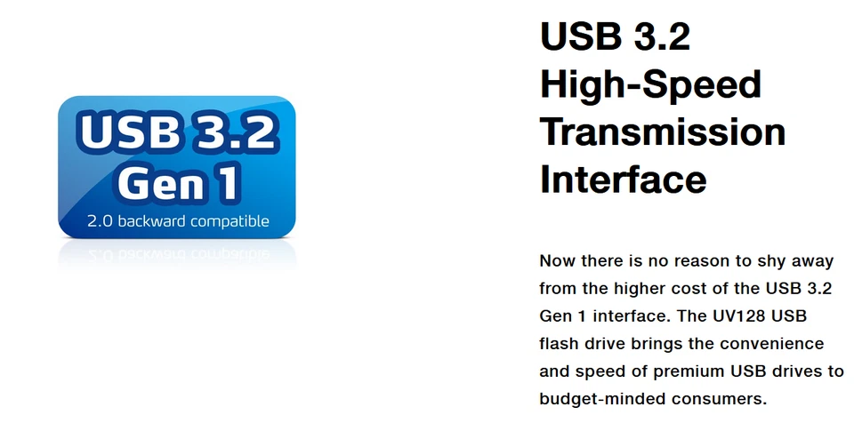 ADATA 16/32/64/128/256GB USB 3.0 Memory Pen UV128 Retractable lot Black Blue - Image 3 of 4