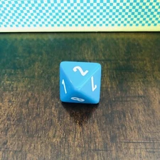 The Chameleon | Blue 8-Sided Dice Die | Official Extra/Replacement Game Piece