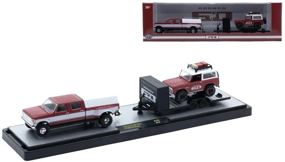 M2 1987 フォード F-350 トラック & 1966 フォード・ブロンコ max-1