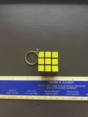 Super Mini Rubik's Cube Puzzle Strategy Game 1''x 1'' Keychain FREE SHIPPING