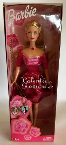 Barbie VALENTINE ROMANCE Doll With Locket B1805 ~ Vintage 2003  In Pkg ~ Lovely!
