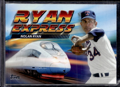 2023 Topps Update #AKA-3 Nolan Ryan AKA Ryan Express Texas Rangers