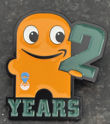2 Years Pin 2 year Anniversary in service amazon Peccy Pin | eBay