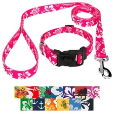 Country Brook Petz® Deluxe Collar and Leash - Summer Breeze Collection