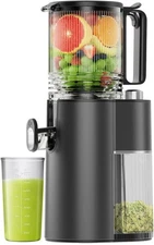 Cold Press Juicer, 5.82" Wide Feed Chute Juicers with 350w Power Motor, Slow Mas