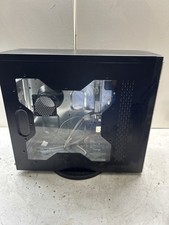 Retro Black ATX Desktop Computer Case