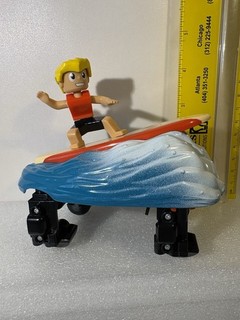 Montaña rusa K'NEX Shark Run PIEZA DE REPUESTO SURFER DUDE Figura de surfista