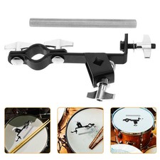 2Pcs Cymbal Extension Bracket Metal Drum Cymbal Clamp Durable Black Accessory