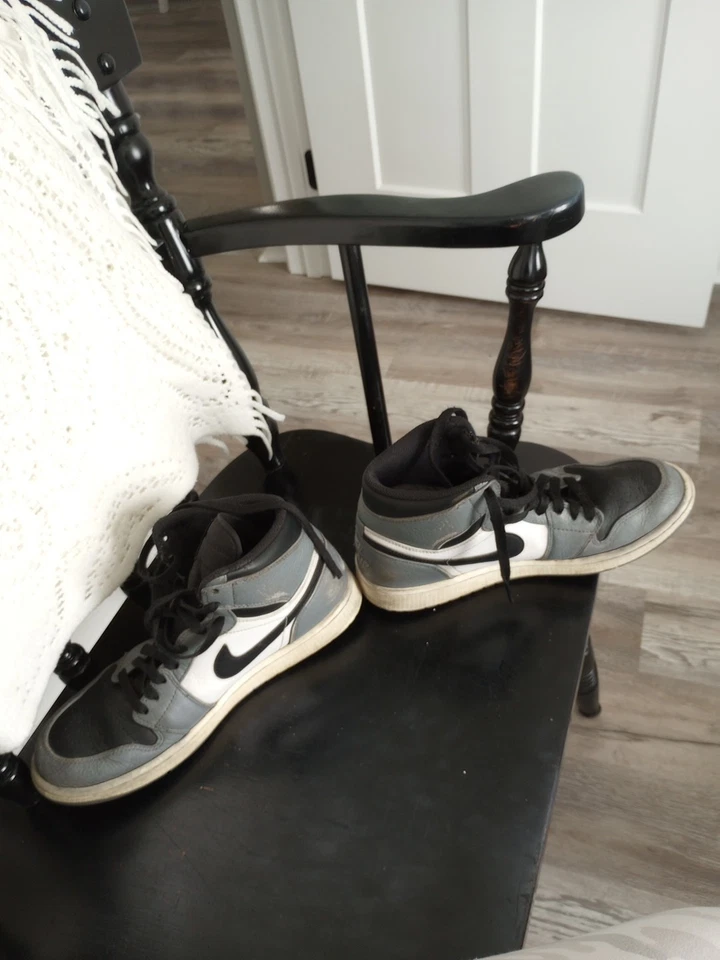 Talla 9 - Air Jordan 1 Retro Alto Raro Aire - Gris Frío Foto 2 de 4