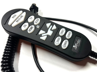 NEW NOB! Ultra Comfort Recliner Remote with Head and Lumbar AutoDrive 4 Zone
