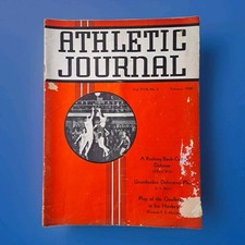 Athletic Journal Sports Magazine Athletes 1938 February 