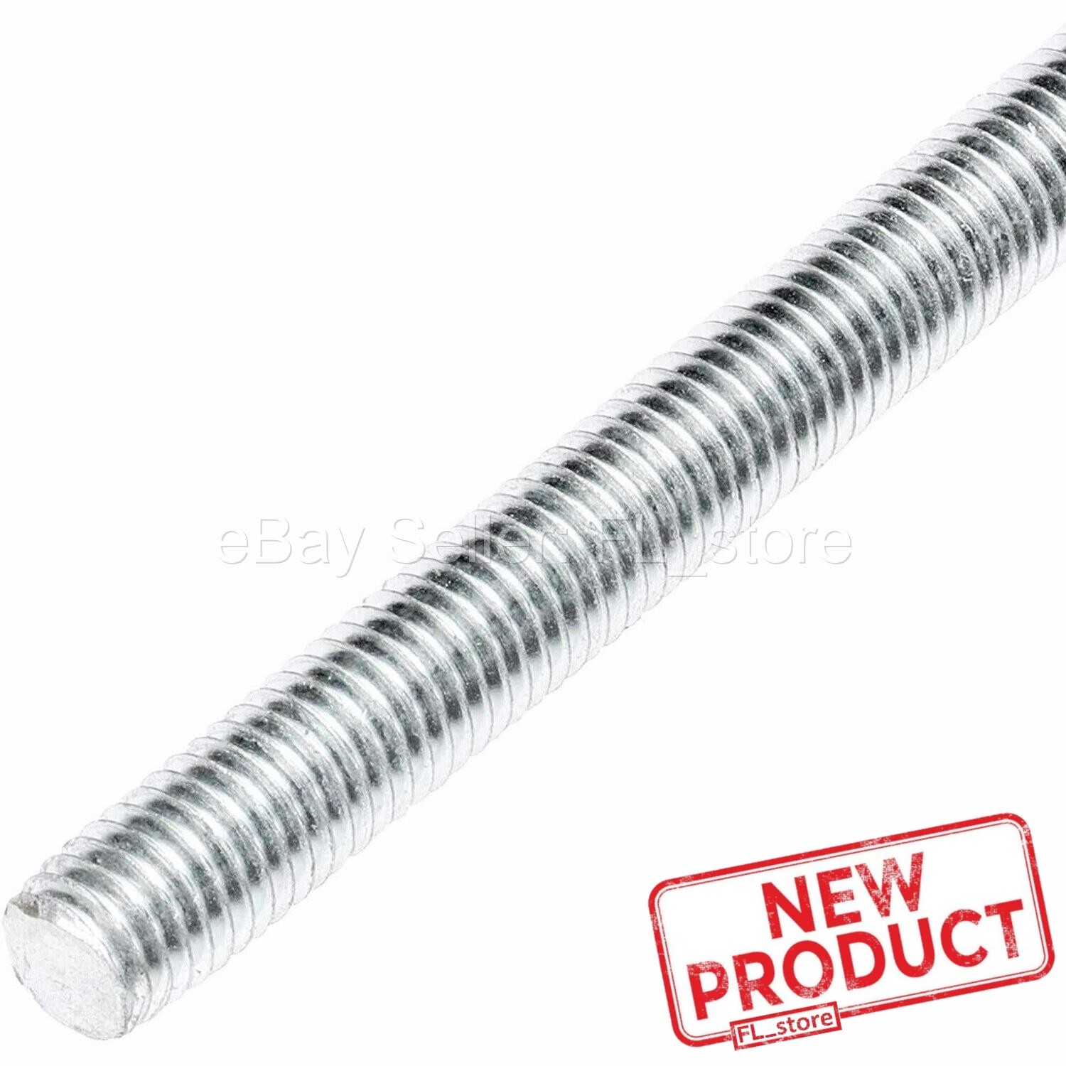 Threaded Rod  1/4-20 x 6 Feet All Thread Zinc Plated Steel 72" Long Fully NEW