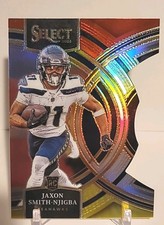 2023 Select - Premier Level Jaxon Smith-Njigba  Red & Yellow Prizm Die-Cut (RC)
