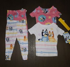 NEW TODDLER GIRLS BLUEY SNUG FIT PAJAMAS 2 SETS SIZE 2T