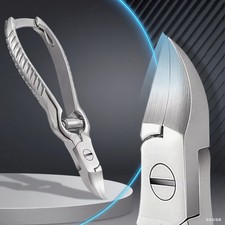 Stainless Steel Manicure Fingernail Toenail Cuticle Nipper Dead Skin Remover Tri