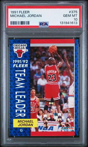 1991 Fleer Michael Jordan #375 PSA 10