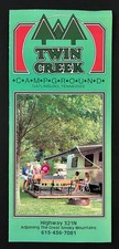 1980s Gatlinburg Tennessee Twin Creek Campground Smokies Vintage Travel Brochure