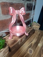Bow Trinket Dish Catchall Display Stand Jewelry Tray Ring Holder Necklace Dish