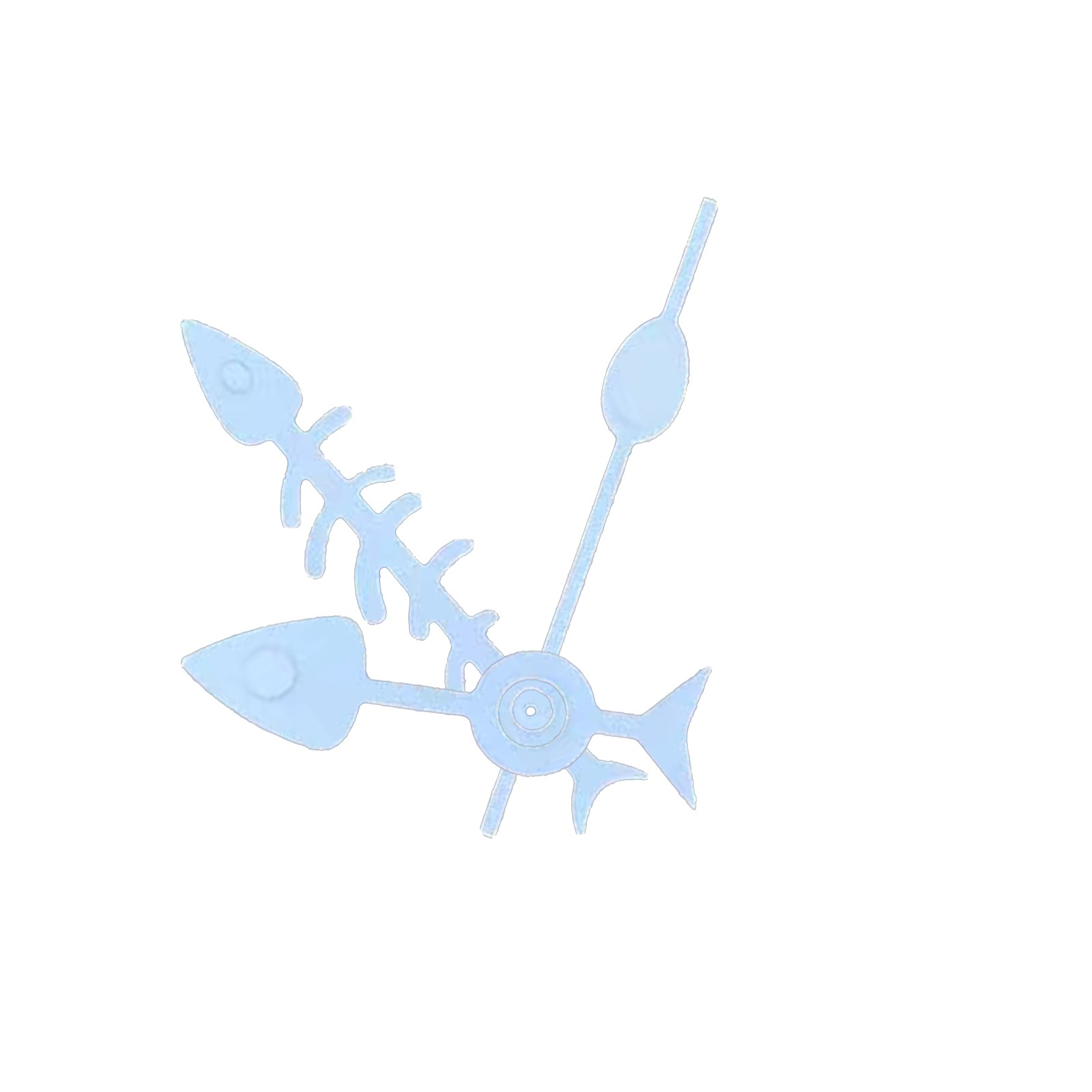 Green Luminous Fish Bone Watch Hands for NH35 NH36 4R 7S Movement