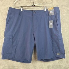 Pelagic Cargo Shorts Men’s Size 42 Dark Blue Hiking Fishing High Performance
