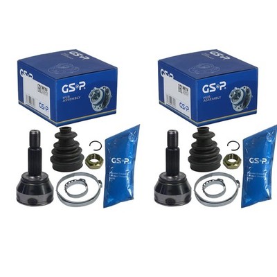 2X GSP ANTRIEBSWELLENGELENK SATZ RADSEITIG passend für FORD B-MAX FIESTA FUSION 