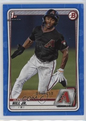 2020 Bowman Prospects Blue 36/150 Glenallen Hill Jr #BP-59 16a2