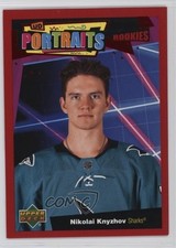 2020-21 Upper Deck UD Portraits Rookies Red Nikolai Knyzhov #P-79 1a7z