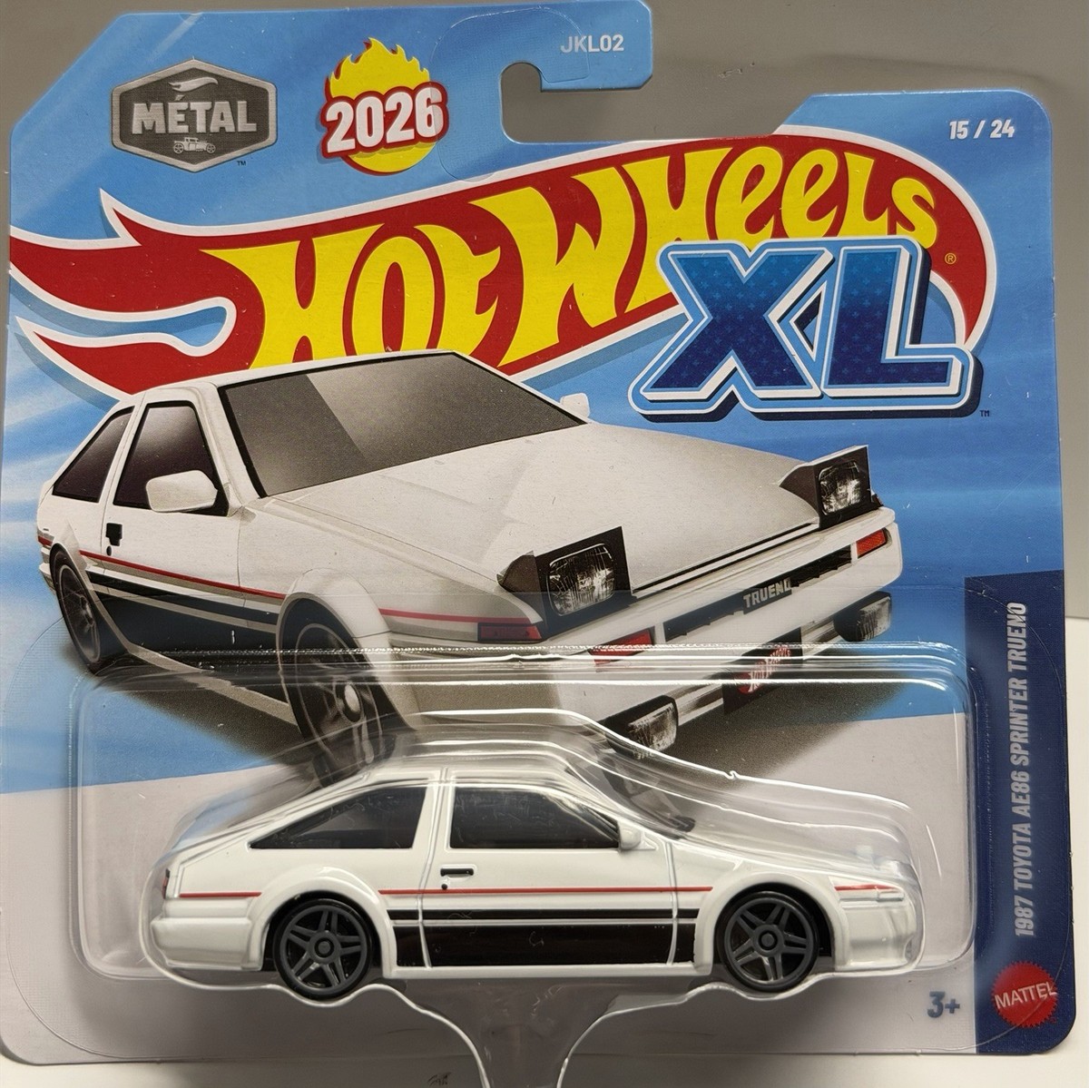 2026 HOT WHEELS XL 1:43 SCALE 1987 TOYOTA AE86 SPRINTER TRUENO | eBay
