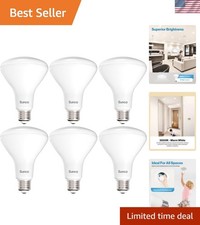 Sunco 6 Pack BR30 Light Bulb LED Recessed Can Light Bulbs, Indoor Flood Light...
