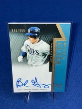 2011 Topps Tier One Brandon Guyer On The Rise Auto RC #/999 Rays Rookie Autograp