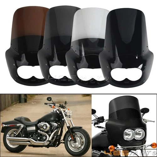 Motorcycle ABS Fairing Windshield For Harley-Davidson Dyna Fat Bob FXDF 2008-17