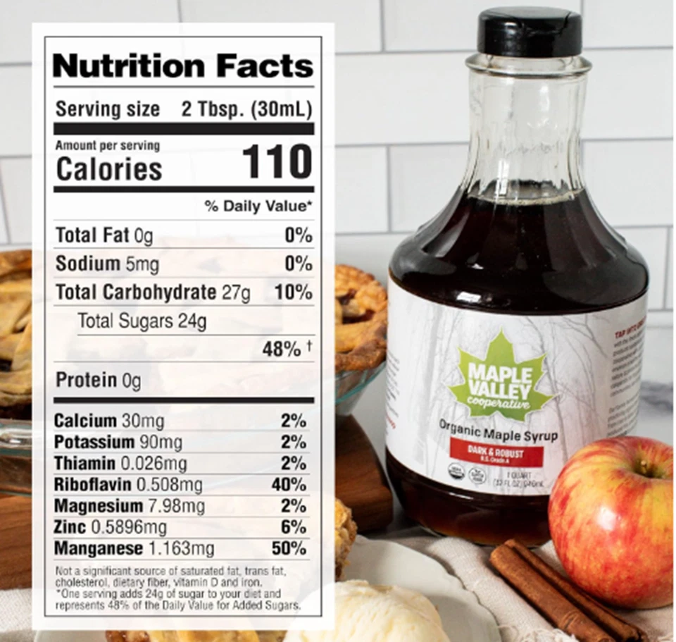 Jarabe de arce puro orgánico Maple Valley, oscuro y robusto mejor que el jarabe para panqueques Foto 2 de 4