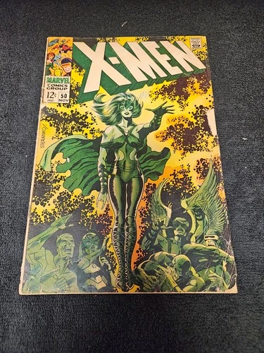 1968 MARVEL COMICS X-MEN #50 LOWER GRADE STERANKO VINTAGE COVER 2ND APP POLARIS