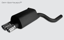 Ulter Sportauspuff BMW 5er E39 Limo+Touring 97- 2x80mm rund scharf abgeschrägt