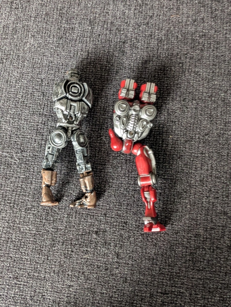 Real Steel atom twin cities light up efx figures no arm/leg