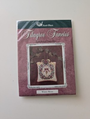 Just Nan # JNFF03 Filagree Fancies Winter Roses