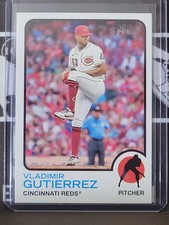 Vladimir Gutierrez 2022 Topps Heritage SP #415