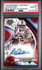 2024 Bowman Best University Jaxson Dart Rookie RC Auto #BOA-JD PSA 10 Gem GIANTS