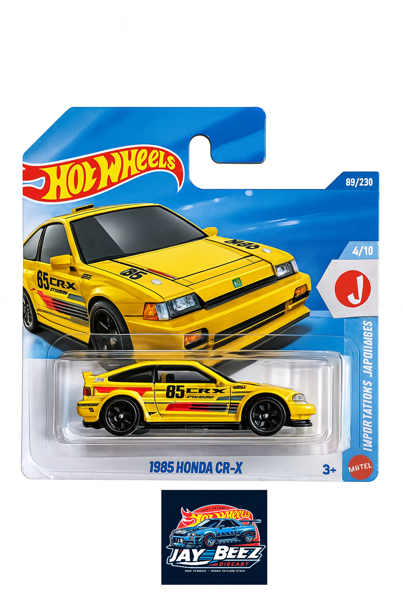 Hot Wheels 2026 NEW Case D 1985 Honda CR-X Yellow SC (Promo