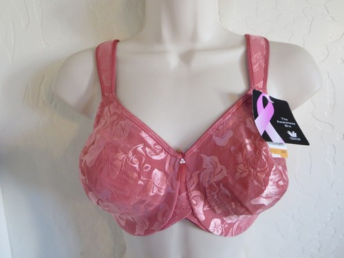 WACOAL 34 DD #85567 AWARENESS FULL FIGURE SEAMLESS UNDERWIRE BRA, ROSE, NWT $65