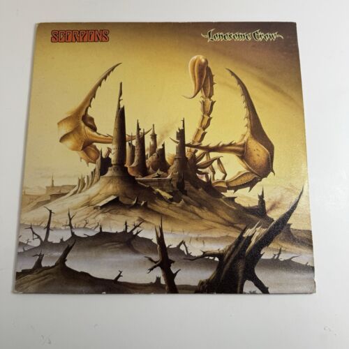 Scorpions Lonesome Crow Vinyl LP HMILP2 VG+ UK Pressing Textured Sleeve 1982