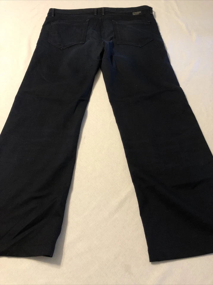 Pantalones para mujer GoldSign elegantes negros oscuros elásticos ligeros talla 32 x 27 Foto 3 de 4