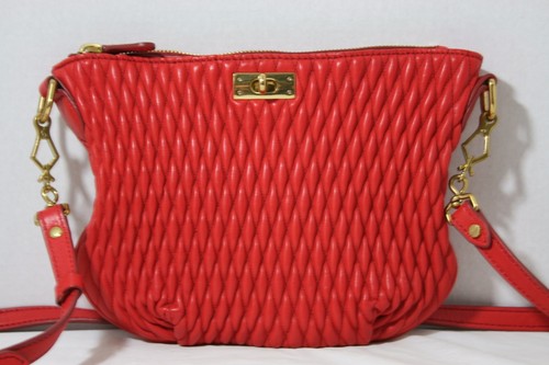BOLSO BROMPTON ACOLCHADO PARA BEBÉ J. CREW BOLSO BROMPTON CUERO ROJO 03956 $178 - Imagen 3 de 12