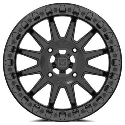 Valor Offroad 17x8 +40mm 4X137 Brushed Chacoal Wheel V09-1780P4037BC